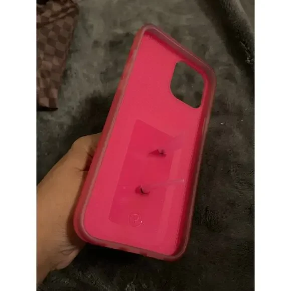 Loopy Phone Case - 12 Pro Max - Hot Pink Leopard - Picture 6 of 8